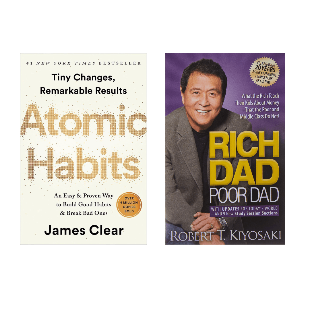 Combo- Atomic Habits+ Rich Dad Poor Dad